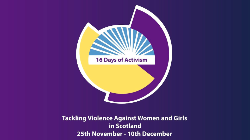 16 days of activism graphic