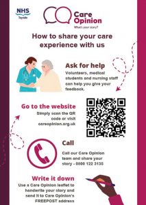 Care opinion infograph