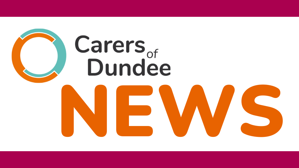 Carers of Dundee logo. Word 